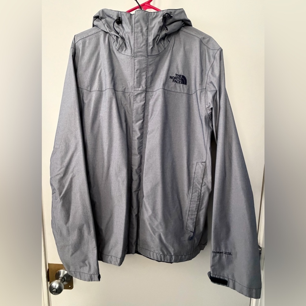 The North Face Men's Blue Raincoat